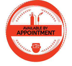 Available by Appointment badge